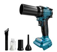 Soplador inalámbrico y aspiradora de mano compatible con Makita de 18 V | Plumero de aire comprimido sin escobillas de 150 W, aspiradora portátil de 20000 RPM, soplador de hojas de mano de