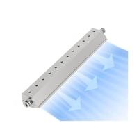 Soplador industrial con cuchilla de aire Línea de producción de súper cuchillas de aire de aleación de aluminio de 25 mm-500 mm, soplado de agua a alta presión y compresor comprimido(125mm)