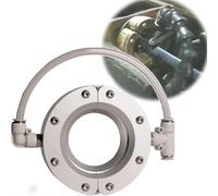 Soplador industrial de cuchilla de aire, Soplador de cuchillo aire aleación aluminio, flujo 360, entradas duales, Cable tubo secado dividido, 13-178mm(32mm)
