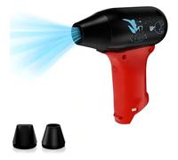 Soplador portátil portátil con 3 ajustes de velocidad, motor de 130000 RPM para secado rápido y eliminación de escombros, uso en interiores y exteriores, soplador de limpieza de teclado