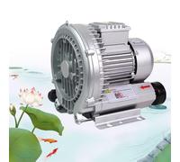 Soplador Regenerativo 23-50m³/h, Bomba de Gas de Anillo de Vórtice de Alta Presión para Aireación de Aguas Residuales y Soplado/Succión de Aire Industrial 120W