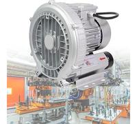 Soplador Regenerativo de Alta Presión 50HZ,Soplador de Vórtice Industrial,Bomba Vacío Industrial Silenciosa Alta Presión para Aireación Aguas Residuales en Acuarios y Estanques