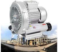 Soplador Regenerativo De Alta Presión De 380 V, Soplador De Anillo Vórtex Trifásico De 0.35 H P a 5.36 H P, 42-420 Cfm, Soplador De Vórtex Para Aireación De Aguas Residuales 3800W/39Kpa/400CFM