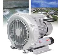 Soplador regenerativo monofásico de 220 V y 50 Hz, de anillo vórtice de alta presión, bomba de vacío industrial para soplado o succión de aire para la aireación de aguas residuales en acuarios y est