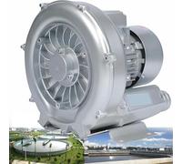 Soplador regenerativo monofásico/trifásico, 110 V/220 V/380 V, 120 W-1500 W, Bomba de vacío Industrial de Alta presión, soplador de Anillo vórtice de Alta presión de Gran caudal.(550W/380V)