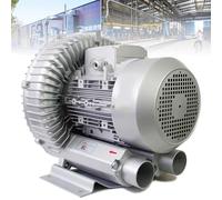 Soplador regenerativo, soplador de anillo de vórtice de alta presión para pecera, soplador centrífugo con múltiples opciones de potencia, 220 V 50 Hz monofásico
