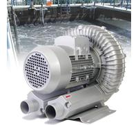 Soplador regenerativo, soplador de Anillo vórtice de Alta presión monofásico, Bomba de vacío Industrial para soplado o succión de Aire (250 W/0,34 HP)