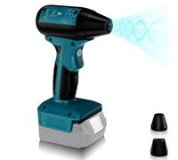 Soplador turbo comprimido para Bosch Professional 18 V sistema GBA, ventilador Jet Violent de 4 velocidades 130000RPM ventilador de mano inalámbrico de alta velocidad para limpiador de plumero de aire