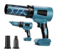 Soplador Turbo inalámbrico compatible con Makita 18 V, soplador de hojas de motor sin escobillas, boquilla extendida, ligero y portátil, para nieve, polvo y pelo de animales (sin batería)