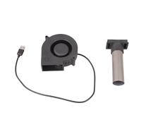 Soplador USB 5V 9733 con conducto de aire extendido de acero inoxidable ventilador de 97 mm x 33 mm para una ventilación y refrigeración eficientes
