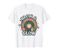 Soplar y Resplandecer | Vibraciones de soplado de Vidrio | Molten Craft Camiseta