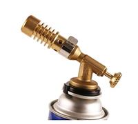 Soplete de Gas de cobre y latón, soplete de soldadura portátil, quemador de Gas, pistola de llama, soldadura fuerte de alta temperatura, soldadura de propano, fontanería ( Size : With 10 Solder Wire )
