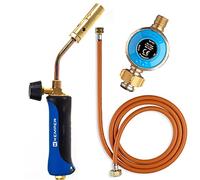 Soplete de soldadura profesional + regulador propano + manguera de gas 1,5 m KEMPER