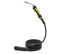 Soplete MIG MAG Schlauchpaket SchutzgasSchweißgerät MB-25 AK-25 TW-25 YELLOW 3/4/5m EURO-Anschluss 230A CO2/MIX Draht 0,8-2,4mm Gasgekühlt Profi - Bestschweissen.de (5m)