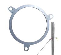 Soplo De Chimenea - Brace De La Pipa De Peinado Bracke De Soportes | Soporte De Fijación De Tubería De Humo | Chimney De Acero Inoxidable | El Soporte Portátil Se adapta A Un Soporte Resistente De 2.4