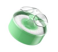 Soplo de polvo grande con estuche, bolsa vacía para polvos corporales, caja suelta y cosmética corporal y contenedor para bebés