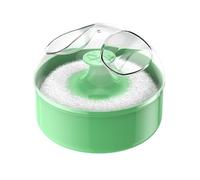 Soplo de polvo grande con estuche para el cuerpo del bebé, caja suelta vacía cosmética y contenedor suave