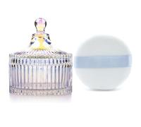 Soplo de polvo ultra suave y contenedor de terciopelo de alta densidad de 3.3 pulgadas, lavable y reutilizable, para polvo corporal y soporte para tarro de vidrio, caja de polvo suelta con esponja