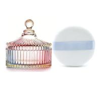 Soplo de polvo ultra suave y contenedor de terciopelo de alta densidad de 3.3 pulgadas, lavable y reutilizable, para polvo corporal y soporte para tarro de vidrio, caja de polvo suelta con soplo para