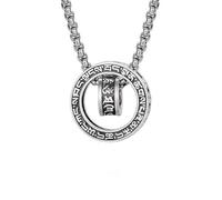 Sopodbacker Collar Colgante Cadena Hombre Mujer Joyas Necklace Colgante De Collar De Lema Gótico Hombres Y Mujeres Geométrico Fiesta De Bodas