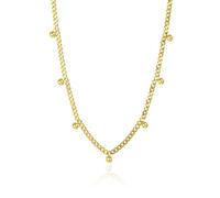 Sopodbacker Collar Colgante Cadena Hombre Mujer Joyas Necklace Collar Clásico Simple Cadenas Mujer Gargantilla Corta