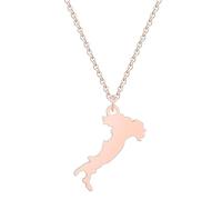 Sopodbacker Collar Colgante Cadena Hombre Mujer Joyas Necklace Collar Colgante Joyería Retro Fiesta Geométrico Hombres Y Mujeres 玫瑰金