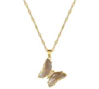 Sopodbacker Collar Colgante Cadena Hombre Mujer Joyas Necklace Collar Colgante Mariposa Mujer Niña Cadena Cuello Fiesta De Regalo
