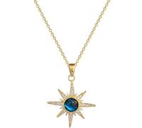 Sopodbacker Collar Colgante Cadena Hombre Mujer Joyas Necklace Collar De Micro Joyería Starburst Classic Planet Boho Party Clavicle Chain Wedding