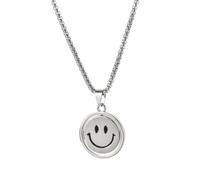 Sopodbacker Collar Colgante Cadena Hombre Mujer Joyas Necklace Collar Hip Hop Colgante Hombres Y Mujeres Punk Geométrico Fiesta Boda Simple 4号项链