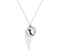 Sopodbacker Collar Colgante Cadena Hombre Mujer Joyas Necklace Joyería Colgante De Corazón De Pluma Geométrica Hueca Para Mujer