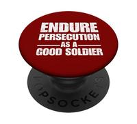 SOPORTA LA PERSECUCIÓN como Buen Soldado PopSockets PopGrip Adhesivo