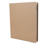 Soportadora de carpetas de partitura de carpeta Premium Kraft Paper PVC A4 20 Hojas Capacidad de cuero impermeable para conciertos Ensayos Enseñando a los estudiantes entusiastas