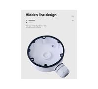 Soporte -1280ZJ-DM18 para Caja de Conexiones de Aleación de Aluminio, Montaje en Techo Interior para las Series -2CD21 y -2CD31.