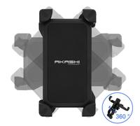 Soporte 2 Ruedas Smartphone 6.8" Manillar Giratorio 360° Akashi