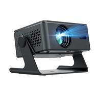 [Soporte 4K y enfoque automático] Proyector con WiFi y Bluetooth, proyector nativo 4K 1080P Keystone y zoom, altavoz de 20 W, proyector portátil ajustable de 180° para teléfono, laptop, dormitorio