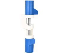 Soporte Abrazadera Boss Head Abrazaderas Sujetador ajustable en ángulo recto 25 mm Apertura máxima 165 Longitud Blanco