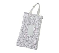 Soporte acolchado para toallitas húmedas con cordón, bolsa portátil para colgar toallitas húmedas, bolsa reutilizable de gran capacidad, bolsa de viaje diario (flor rosa)