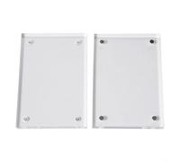 Soporte acrílico magnético para fotos, marco transparente para mostrar de forma fiable tus recuerdos favoritos en casa u oficina (6 x 9 cm)