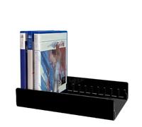 Soporte acrílico organizador de videojuegos para PS5 Pro,Estuche para tarjetas de juego Juego de CD Soporte de almacenamiento Soporte para hasta 12 juegos de caja (Negro)