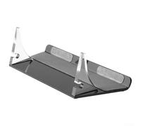 Soporte acrílico para altavoz Bose para soundlink para Flex 12 - Base de escritorio con almohadillas de goma para reducir la vibración y mejorar el audio en la oficina en casa - Negro 11,8 x 11,8 x