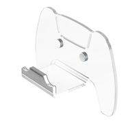 Soporte acrílico para controlador de juegos, accesorios de interruptor, soporte transparente para controlador de juegos, ahorro de espacio, ligero y portátil, diseño monocapa