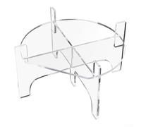 Soporte acrílico para dispensadores de bebidas a prueba de condensación y resistente al calor con montaje de herramientas para una fácil instalación (20 x 10 cm)