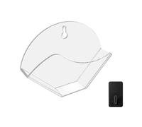 Soporte acrílico para filtro de café con estante de almacenamiento, soporte de papel espresso para preparar a mano, accesorios, organizador de papel de filtro en forma de V