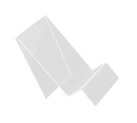 Soporte acrílico para libros, para escritorio, estantes y sala de estudio - Almacenamiento de libros de cocina, folletos y papelería, sujetalibros acrílicos, soporte transparente para revistas y