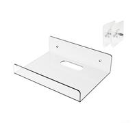Soporte acrílico para montaje en pared, almacenamiento perfecto para cualquier espacio vital (20 x 10 x 4 cm)