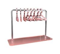 Soporte acrílico para pendientes con perchas, soporte de exhibición de joyas, almacenamiento de mesa, para mujeres y niñas