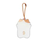 Soporte acrílico para tarjetas de crédito, llavero para tarjetas de crédito de animales, para tarjetas de estudiante, regalos de identidad, llavero con colgante de foto