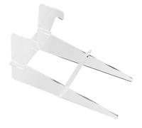 Soporte Acrílico Transparente Base Estable, Libros de Recetas | Lectura Manos Libres, Uso en Cocina y Mostrador, Elegante, Ligero, para Libros, Recetas y Display