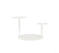 Soporte acrílico transparente de 3 niveles para tartas, postres, cupcakes, torre de exhibición para celebración de cumpleaños en casa