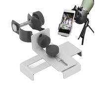 Soporte Adaptador para Telescopio para Teléfono Móvil, Soporte Universal para Teléfono Inteligente para Telescopio, Microscopio, Monocular, Binocular, para Oculares de 1,25